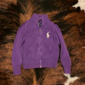 Polo sweater jacket size 6